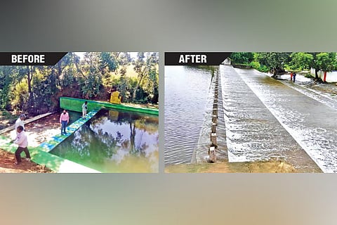 Kolathur anaicut in Arani panchayat union