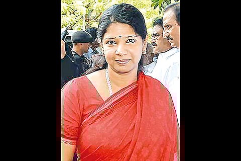 DMK leader Kanimozhi