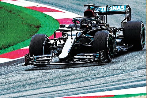 Hamilton supports ‘BLM’ movement with new helmet