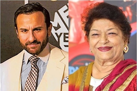 Songs with Saroj Khan often became real art: Saif Ali Khan
