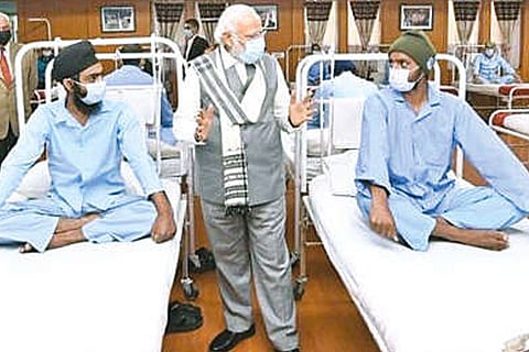 PM’s visit to Army Hospital wasn’t made-up photo-op