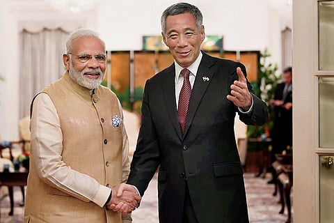 PM Modi congratulates Lee Hsien Loong for winning Singapore polls