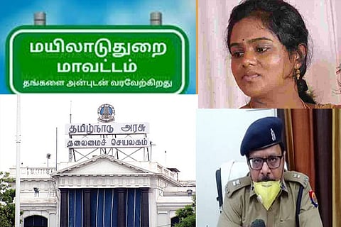 R Lalitha, IAS; N Sreenatha, Superintendent of Police