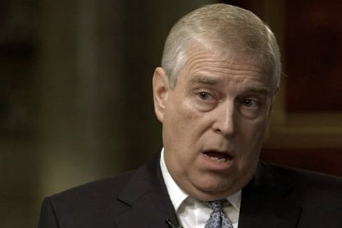 Prince Andrew's official website taken down
