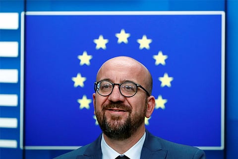 European Council President Charles Michel.