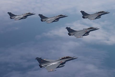 Five Rafale jets arrive in India, join IAF's Squadron 17 'Golden Arrows'