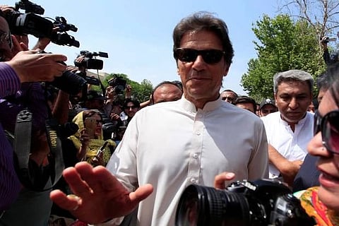 Imran Khan visits headquarters of Pak's spy agency