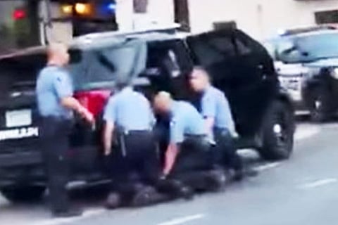 All four Minneapolis police officers charged in George Floyd death