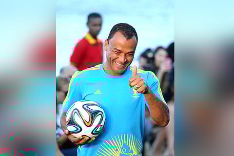 World Cup winning former Brazil captain Cafu (Courtesy: IANS)
