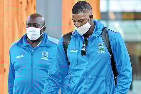 West Indies captain Jason Holder upon his team?s arrival in Manchester on Tuesday