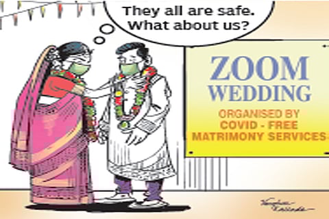 MADE IN ‘LOCKDOWN’: Live-stream, Zoom party on wedding list for couples