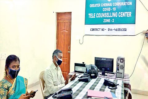 Counselling centre for COVID-related issues in city