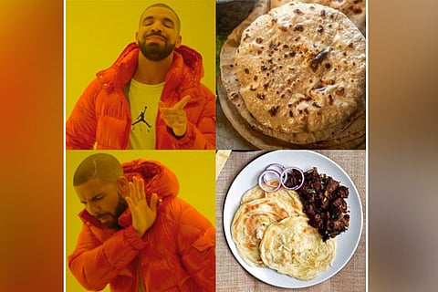 Memes on roti-parota-GST flood the internet
