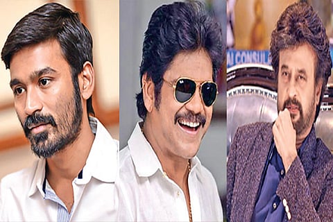 Dhanush; Nagarjuna; Rajinikanth