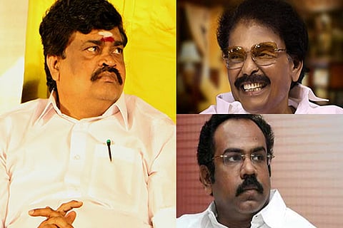 Dairy Development Minister Rajenthra Bhalaji; KKSSR Ramachandran; Thangam Thennarasu