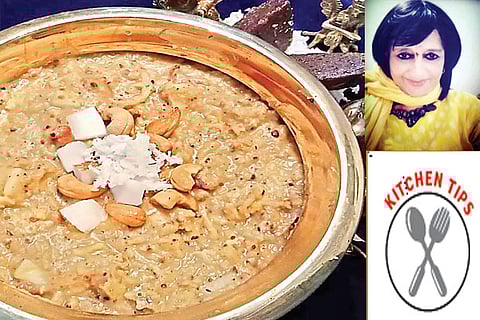 Chakka pradhaman, a Kerala style jackfruit payasam