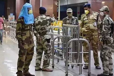7 CISF men at airport test positive