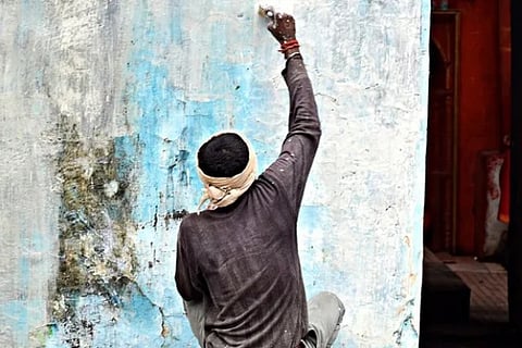 Migrant workers give UP school a complete makeover