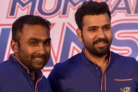 Mahela Jayawardene and Rohit Sharma