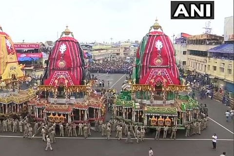 Lord Jagannath Rath Yatra begins at Puri