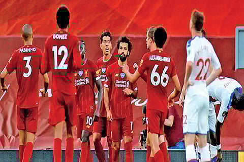 Liverpool thumped Crystal Palace 4-0 in Premier League