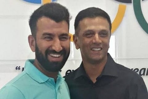 Dravid taught me importance of switching off from cricket: Pujara