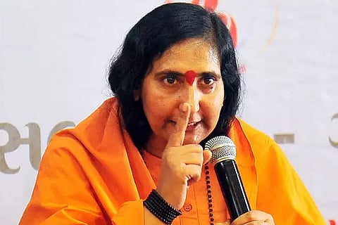 Sadhvi Rithambara claims not guilty in Babri demolition