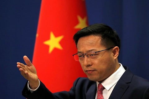 Chinese Foreign Ministry spokesman Zhao Lijian.