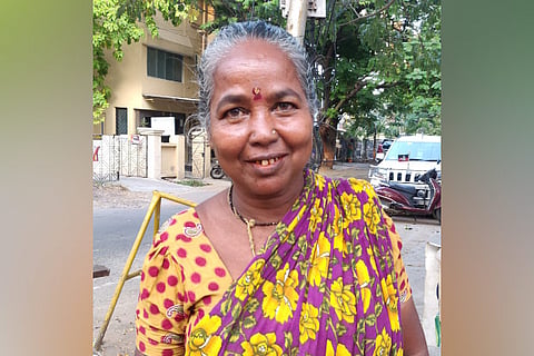 Revathi (55) jewellery seller