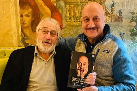 Robert De Niro and Anupam Kher