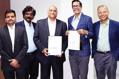 Prof Krishnan Balasubramanian of  IIT-M at the signing ceremony of the MoU in Chennai