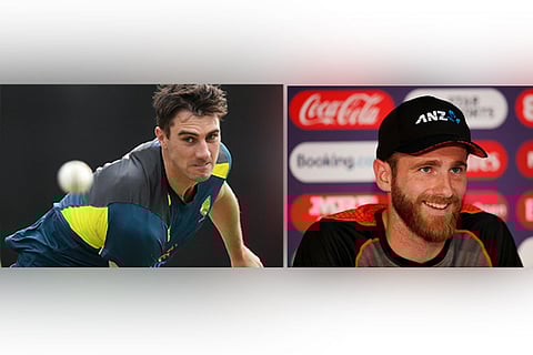 Pat Cummins and Kane Williamson