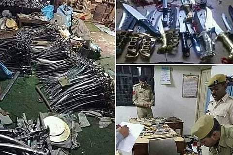 Arms stockpile pics from riots ‘debunked’