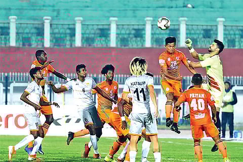 CCFC goalkeeper Santana committed a mistake early on but made amends by saving a penalty.