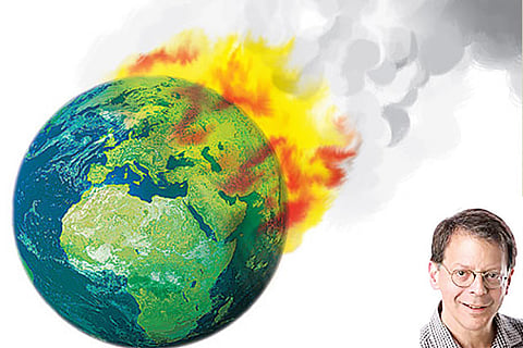 Windfall Gains: Tackling climate change via social distancing