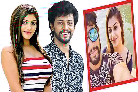 Actors Yashika Aannand and Umapathy Ramaiah