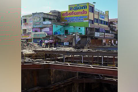 CMRL will reconstruct the collapsed building