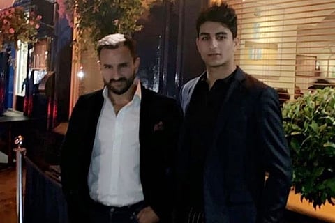 When Saif's son called him 'my old man'