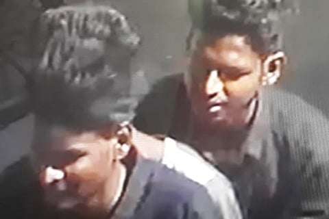 CCTV footage of the snatchers