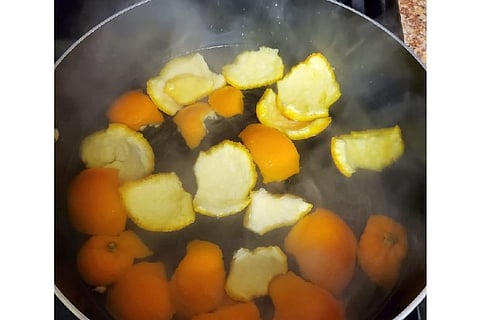 Does inhaling steam of orange peel and sea salt prevent coronavirus?