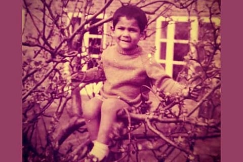 Milind Soman shares throwback pic from childhood days