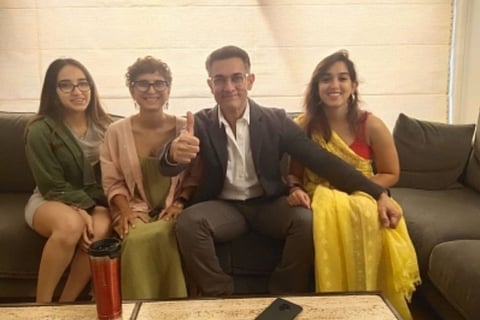 Aamir, Kiran, dress up for niece Zayn's debut film, Ira posts pic