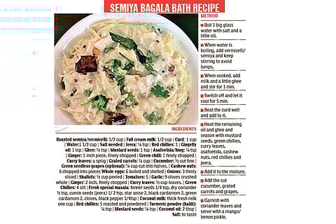 Semiya Bagala Bath: An Easy And Comforting Dish For Summer