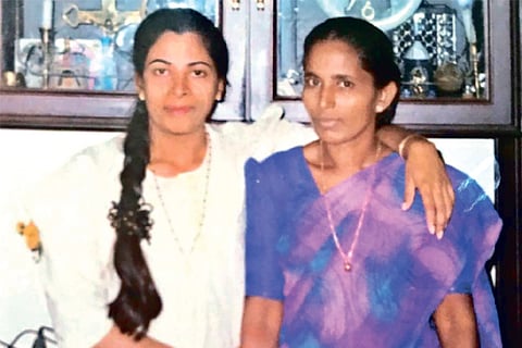 Dr Sherly Paul with Esther Mangai