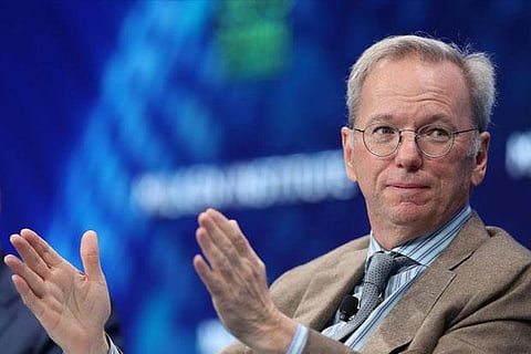 Former Google CEO Eric Schmidt. (File Photo: Reuters)