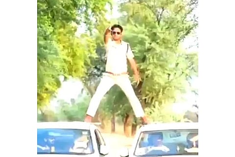 MP cop's video imitating Ajay Devgn's stunt goes viral