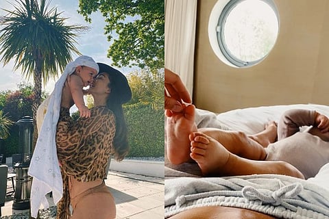 Amy Jackson shares picture with her 'lockdown buddy'