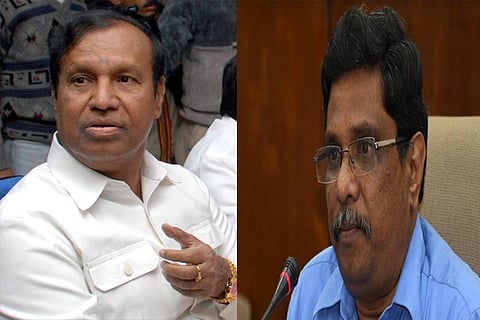 TR Baalu; K Shanmugam