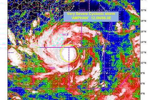 'Amphan' intensifies into very severe cyclonic storm: IMD