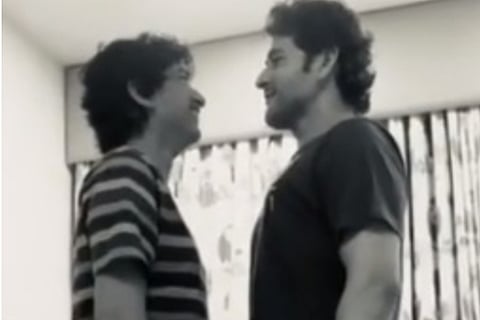 Lockdown diaries: Mahesh Babu plays 'who is taller' with son